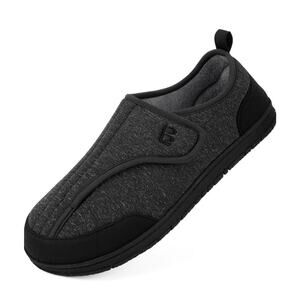 Men's Wide Slippers Adjustable Size 9